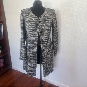 Lafayette 148 New York Black and Gray coat  2